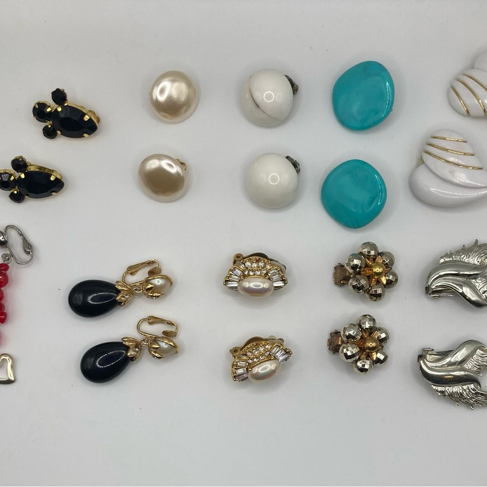 Vintage Clip-on Earring lot